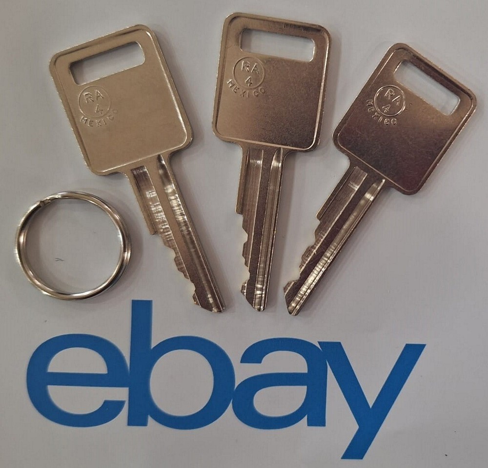 K027 3- New Weather Guard Tool box keys cut to code K027