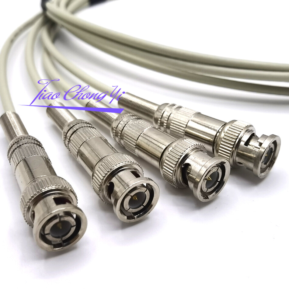 Capacitance Resistance Diode Test for LCR Meter with 4 BNC plug Test Wire