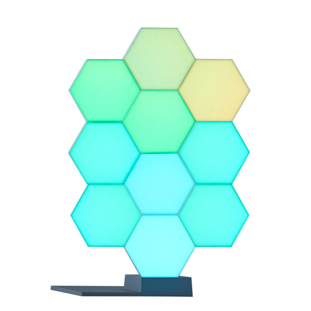 Wifi LED Light DIY Smart Quantum Lamp Office Voice Control Color Change 10 Pack