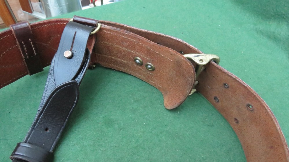 BRITISH ARMY SAM BROWNE BELT SIZE 2 WITH SHOULDER STRAP
