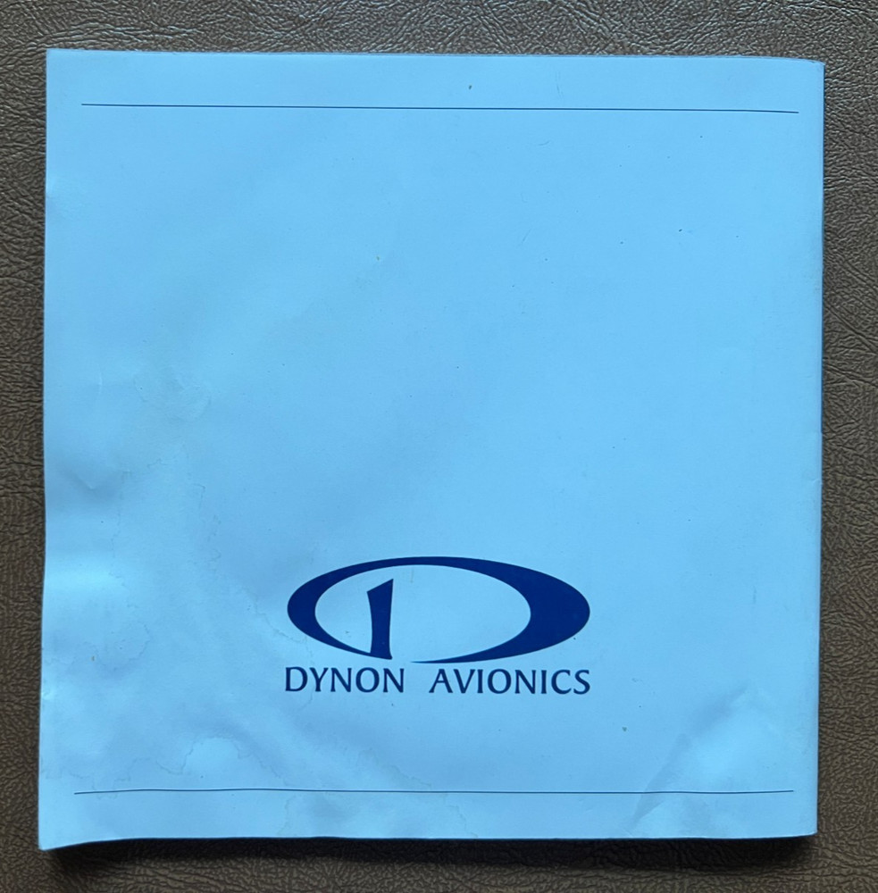 2013 Dynon Avionics D2 Pocket Panel EFIS WiFi - Pilot's Guide (guide book only)