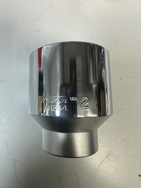 Standard chrome socket with 12 point openings