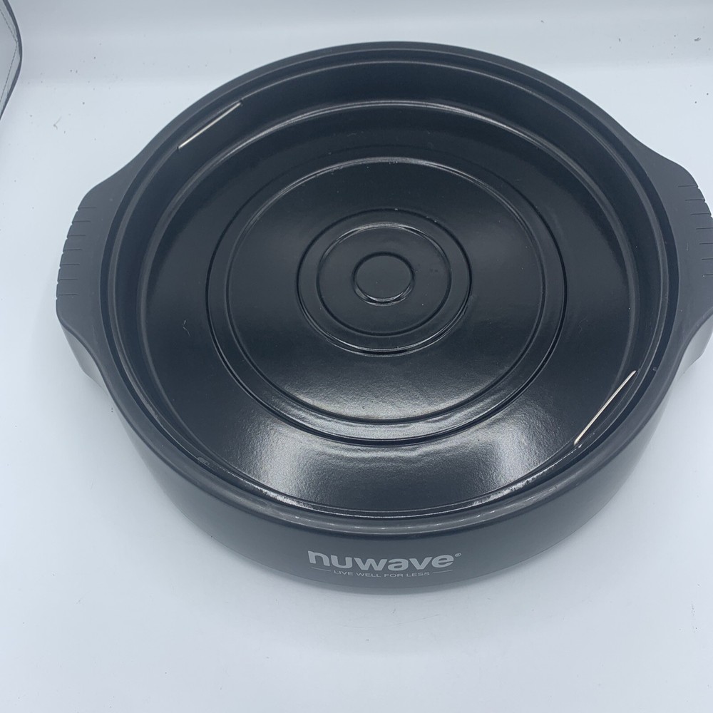 Nuwave Pro Infrared Oven Replacement Part Bottom Base & Pan Black