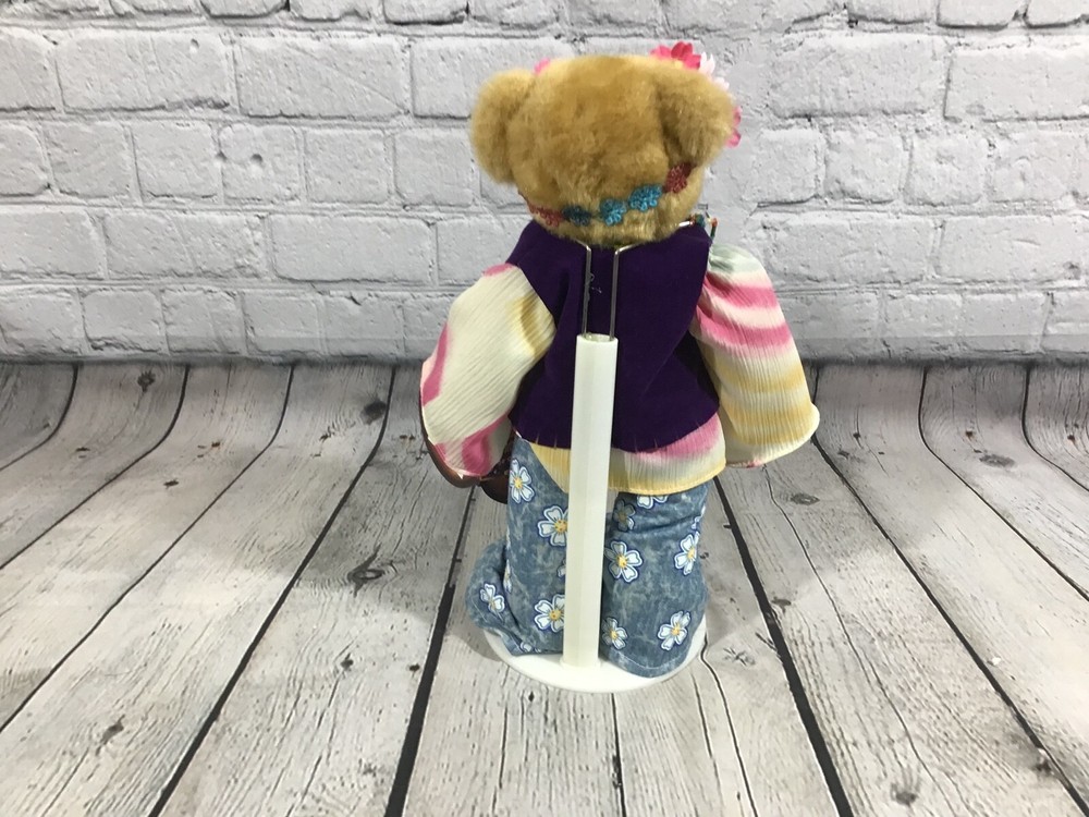 Vintage Brass Button Bear " Ivy"