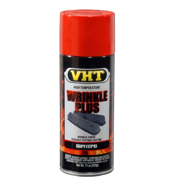 Valve Cover Wrinkle Red Coating Engine Enamel Headers Exhaust Spray Paint 2 Cans