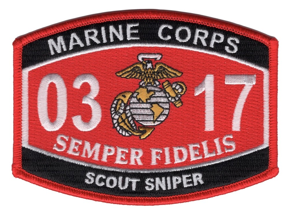 0317 Scout Sniper MOS Patch