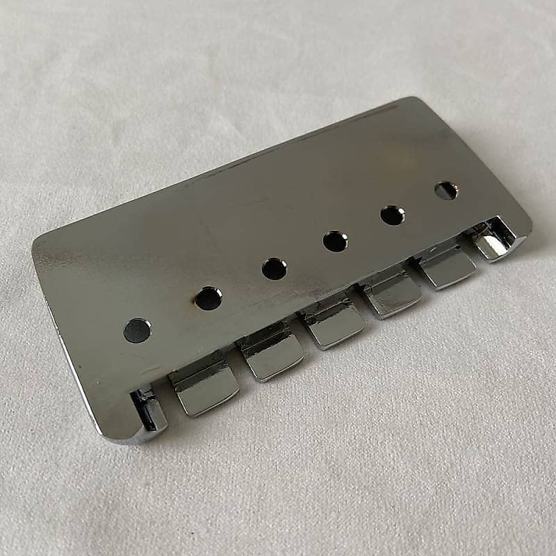 Chrome 6 String Electric Bass Guitar Fixed Bridge