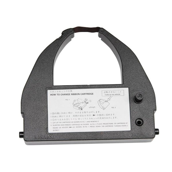 Amano C-872304 Replacement Ribbon, Black