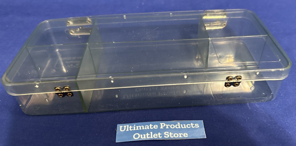 Dewitt Plastics®️ 5 Bays Divider Plastic Clear Case🛅