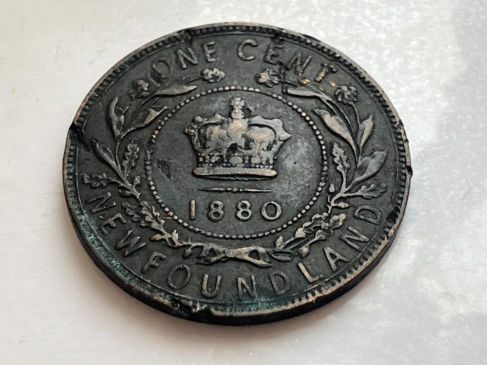 1880 Newfoundland One Cent Coin