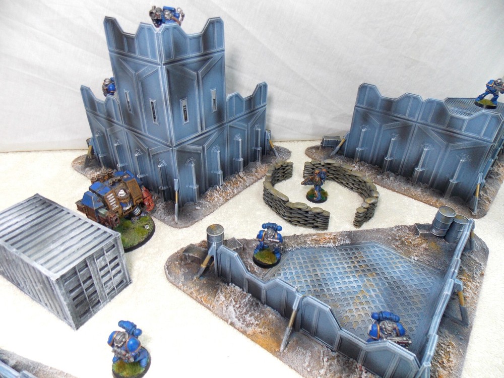 WARGAMING TERRAIN PAINTED BUNDLE 9 PIECE SET...ADVANCE ORDERS