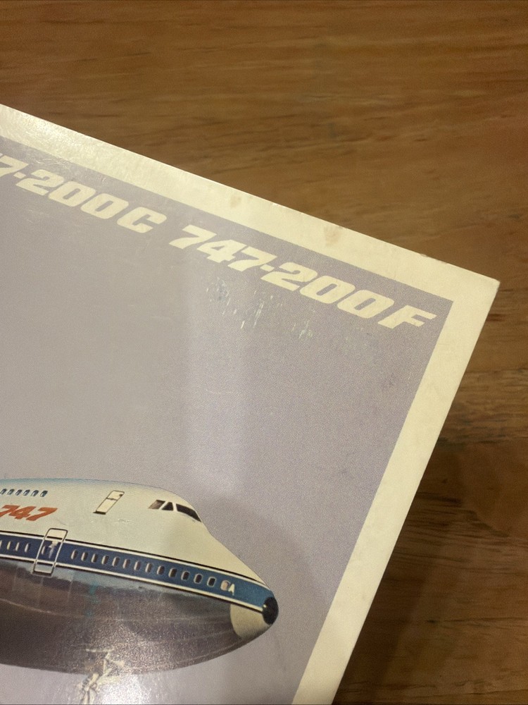 Boeing 747 summary 1972 Advertising Brochure