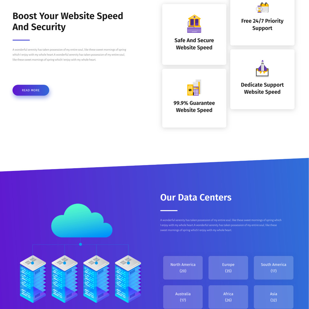 Web Hosting Service Websites Design for Sale with Free VPS Web Hosting