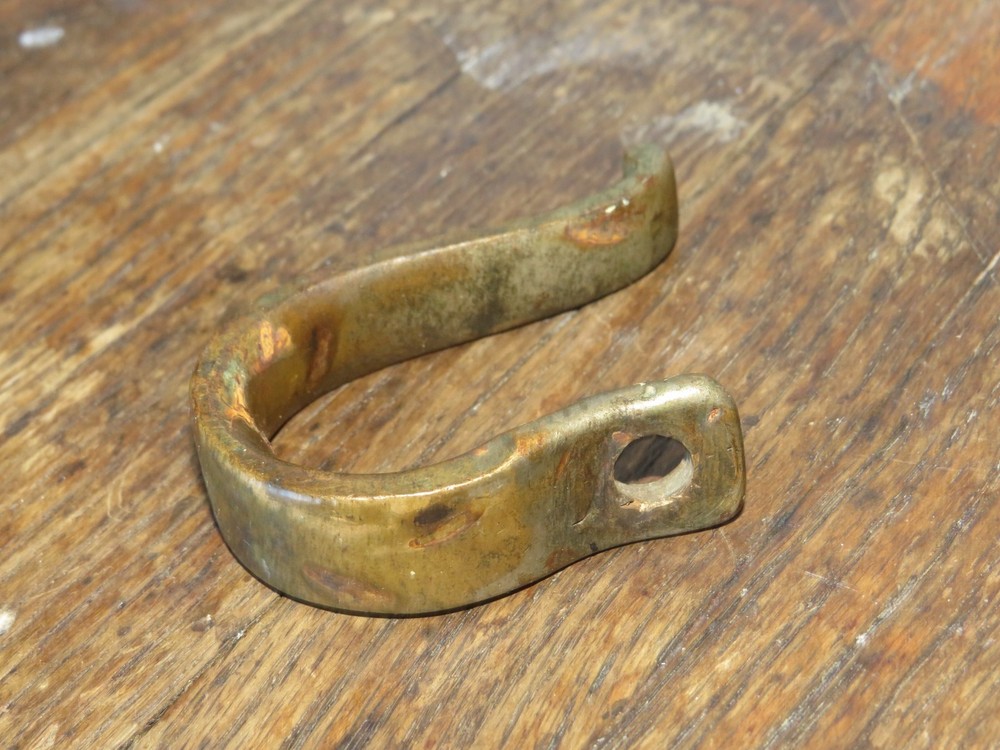 Antique Cast Iron "U" Shaped Hook, 3 Inches Tall