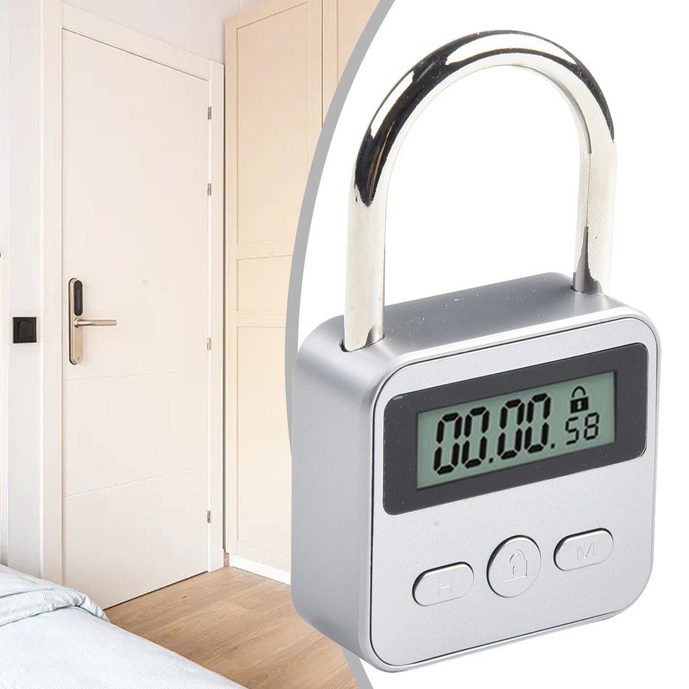 3* Metal Timer Lock Digital Electronic Electronic Time Heavy Duty Multi Function