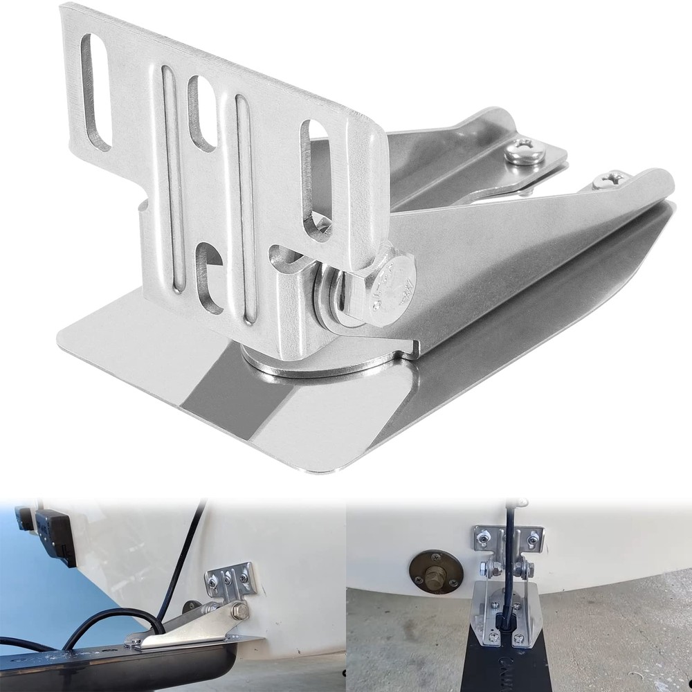 0101200611 Heavy Duty Transducer Mount Bracket Transom Mount Bracket With Spray