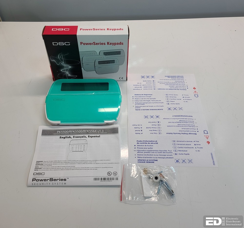 DSC RFK5500 PowerSeries 64-Zone LCD Full-Message Keypad