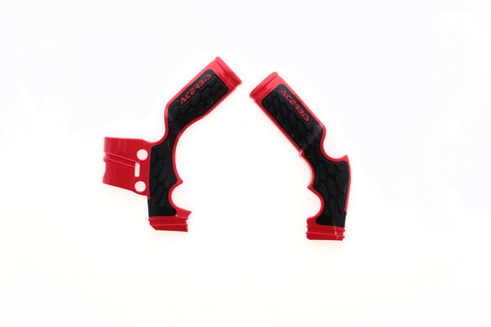 Acerbis 2979611018 X-Grip Frame Guard - Red/Black