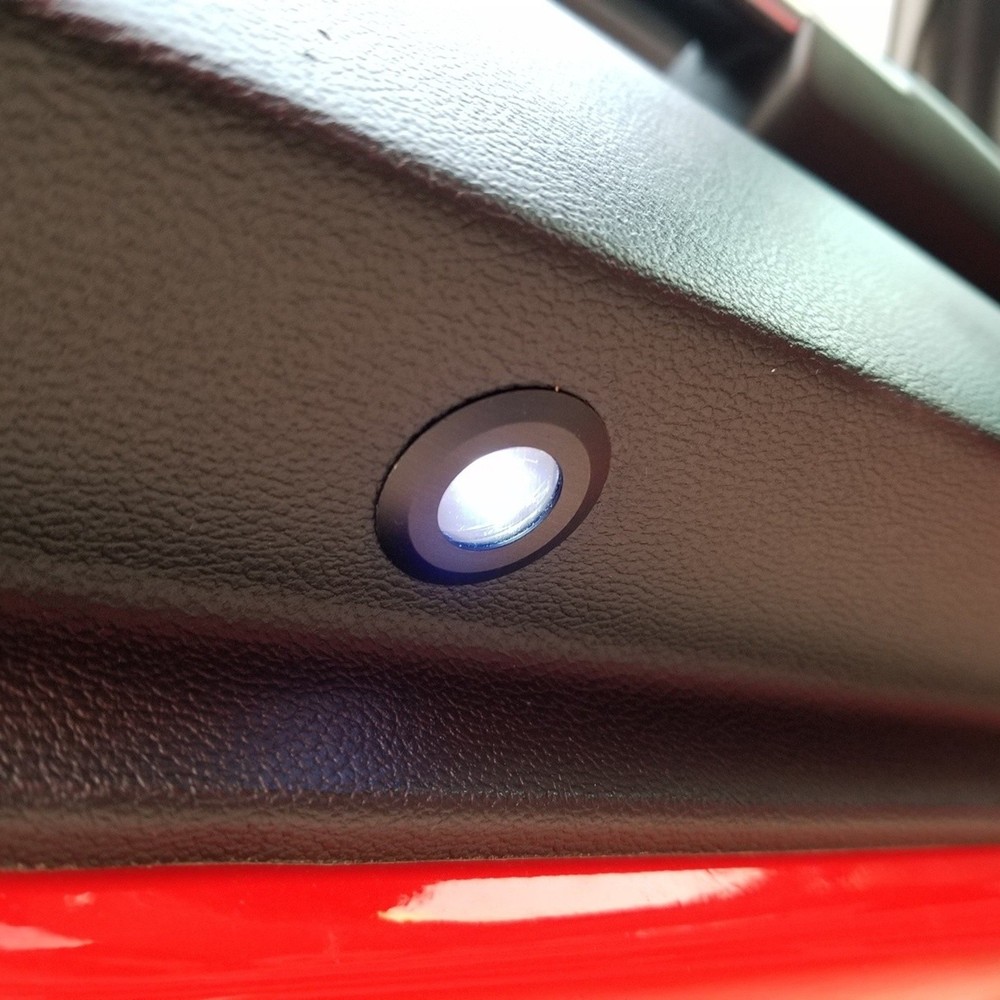 2Pcs LED Door Puddle Light Retrofit Kit for GMC Sierra