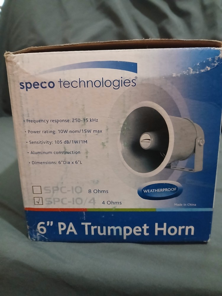 Speco technologies 6" PA Trumpet Horn Speaker