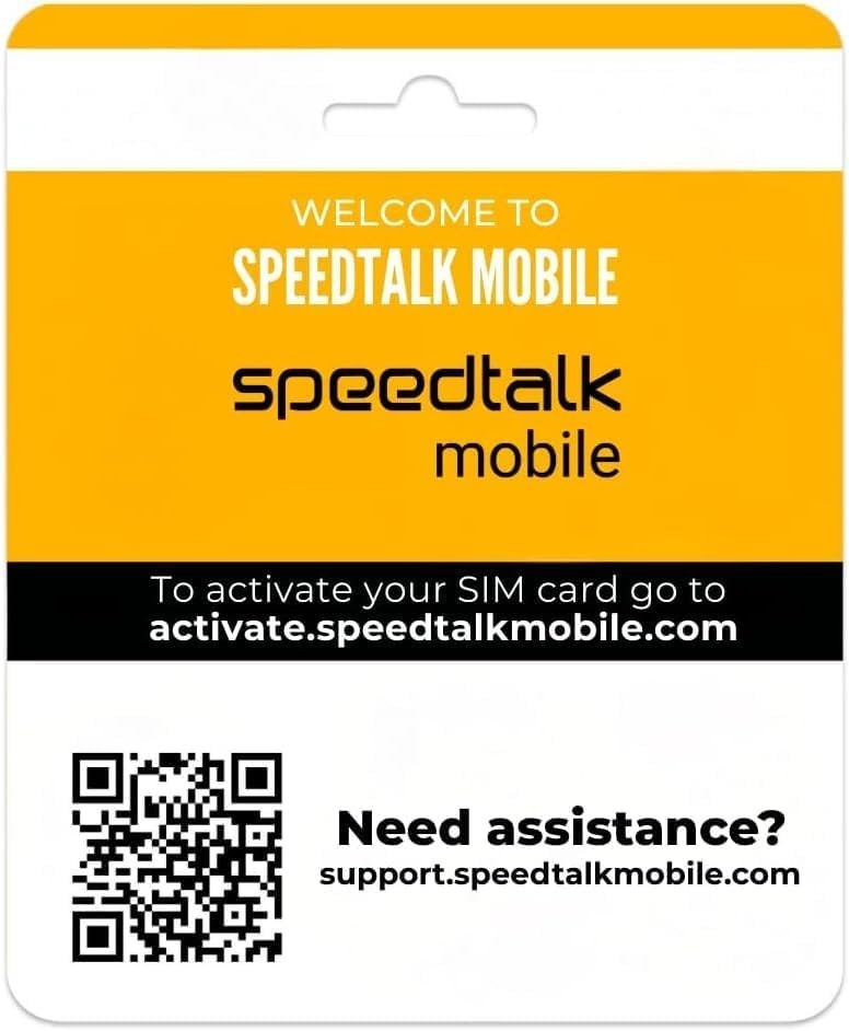 Speedtalk Mobile GPS Tracker SIM Card - Lightweight, Secure, 24/7 Support