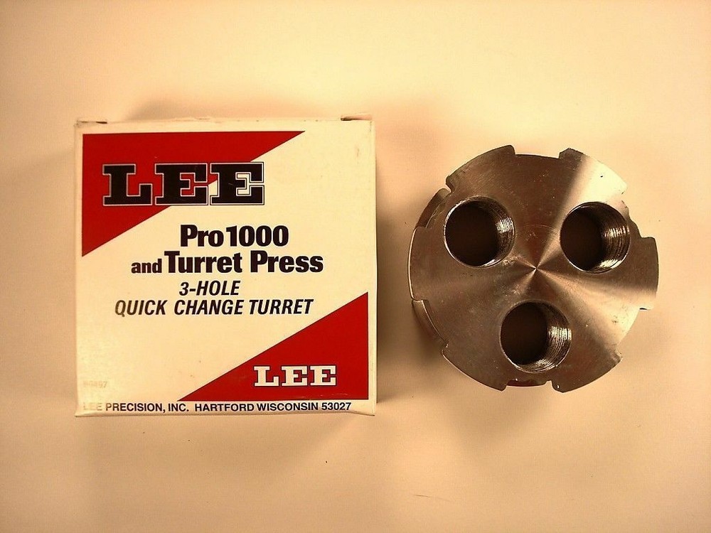 LEE PRECISION 90497 3 Hole Quick Change Turret Pro1000