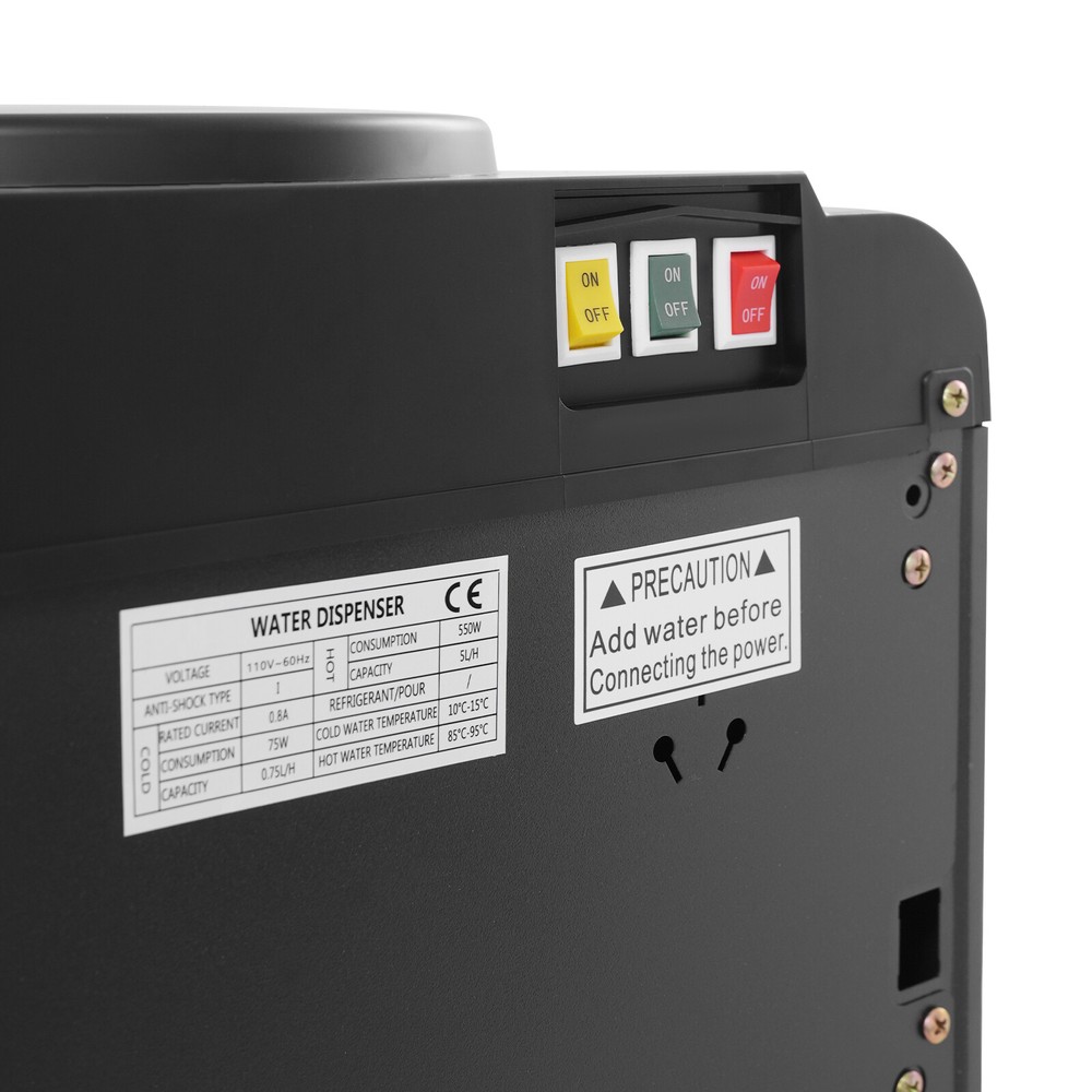 Bottom Loading Water Dispenser with Hot and Cold Water for 5 Gallon Bottles