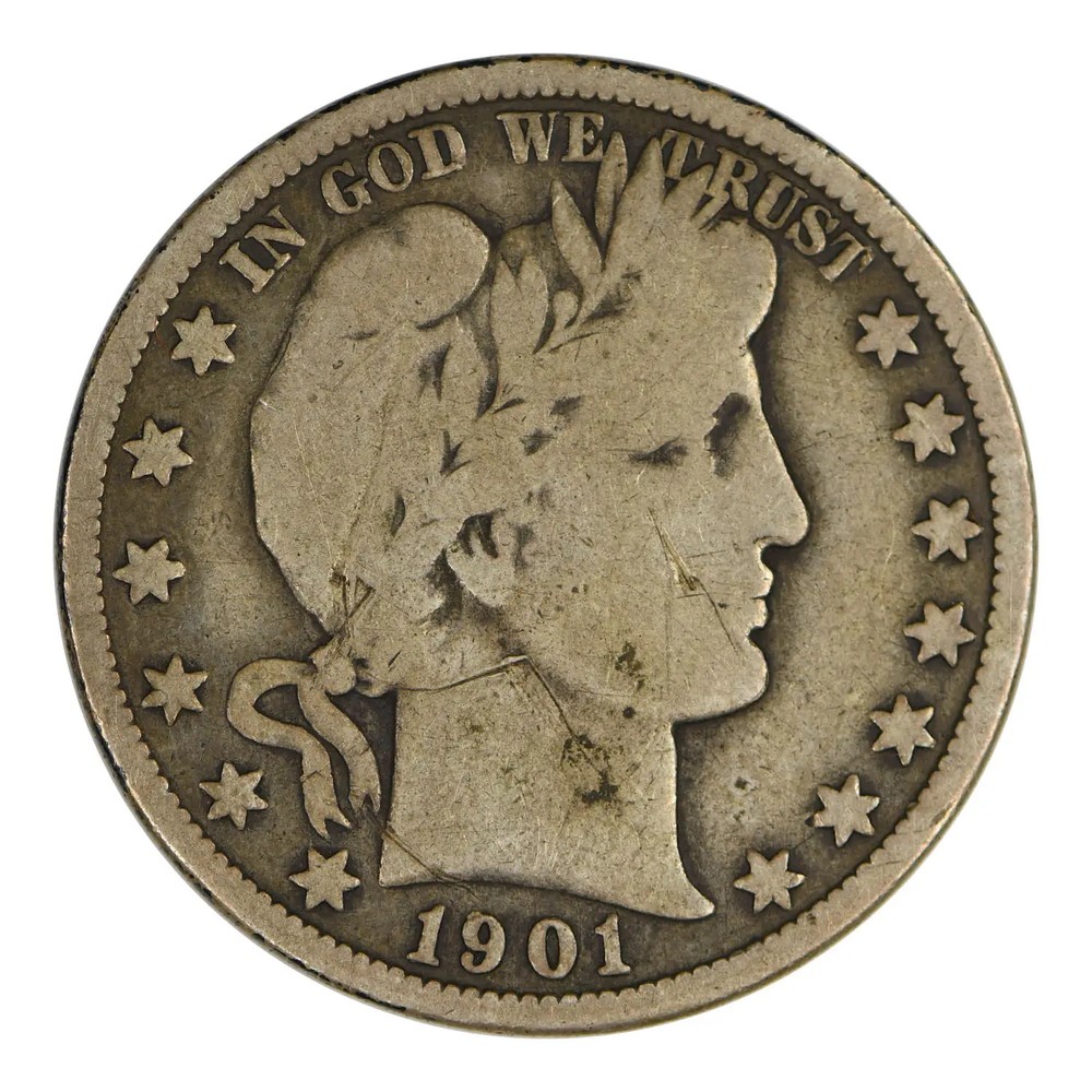1901-O Barber Half Dollar Fine Condition