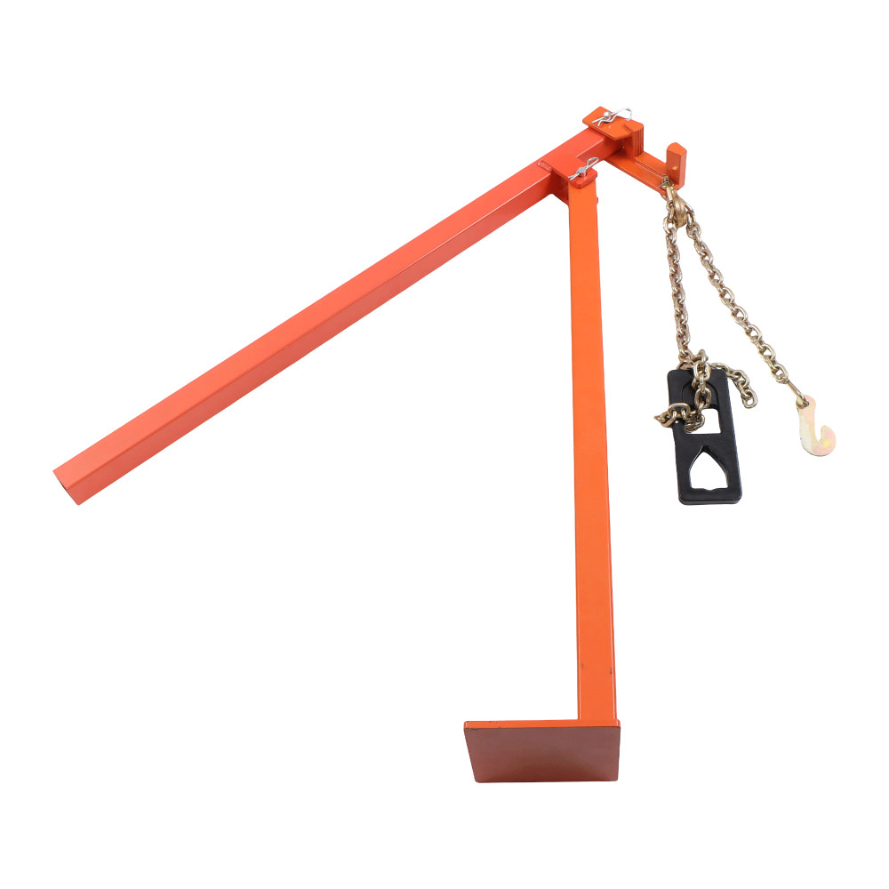 36" T Post Puller Heavy Fence Post Puller W/ Puller Plate & 47" Lifting Chain