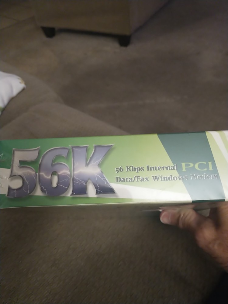 56K Internal Data/Fax Modem PCI Version Windows New Sealed Software Included