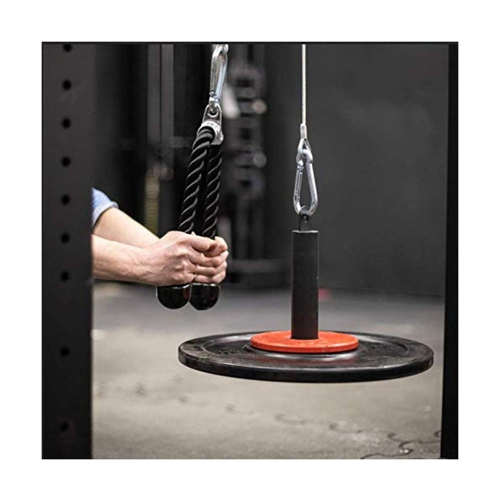 Weight Loading Pin with Carabiner for Cable Pulley System LAT Pulldown