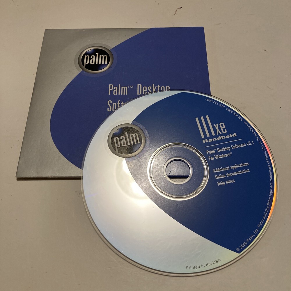 Palm Desktop Software v3.1 For Windows  IIIxe Handheld 3 xe