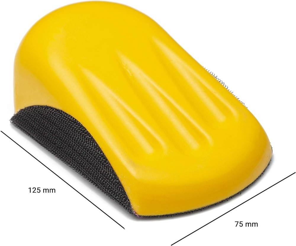 Handheld Sanding Block with Hook & Loop Grip - Ideal for Woodworking & Paintwork