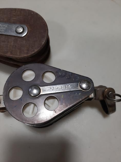 Marine / boat pulleys (2) Schaefer & Main