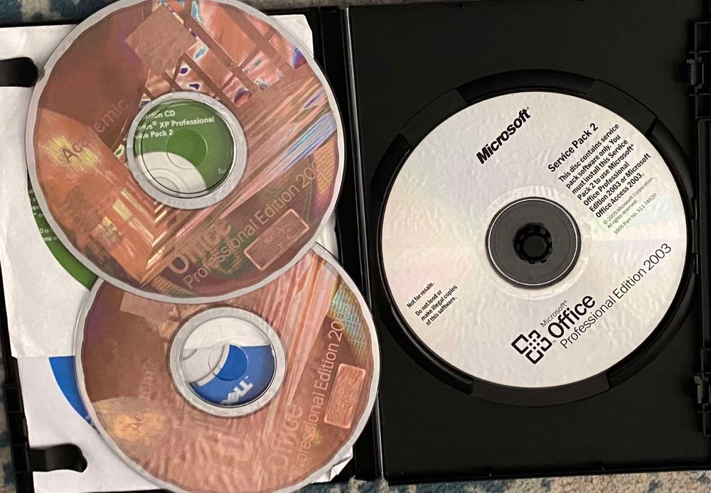 Microsoft Office Professional Edition 2003 with Windows XP Service Pack 2 CD