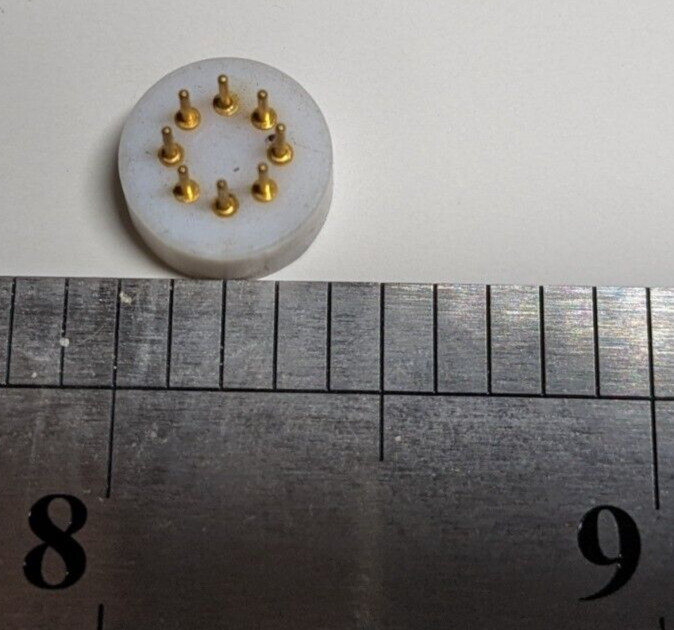 NOS Augut 10 Pin IC Socket – Gold Leads