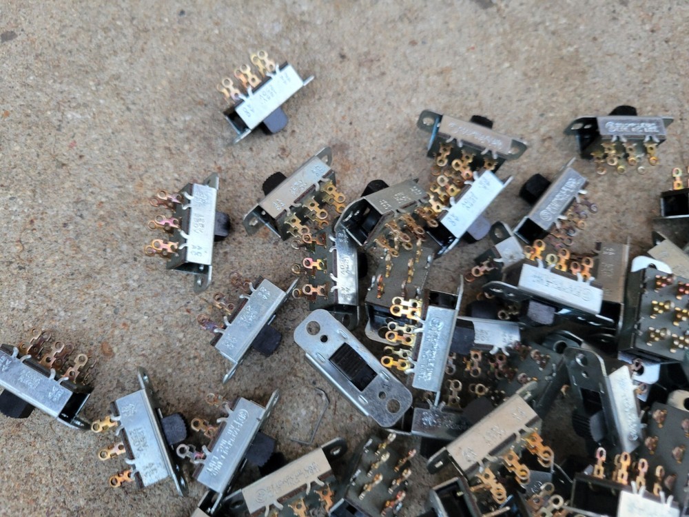 Huge lot of NOS Stackpole Slide Switches