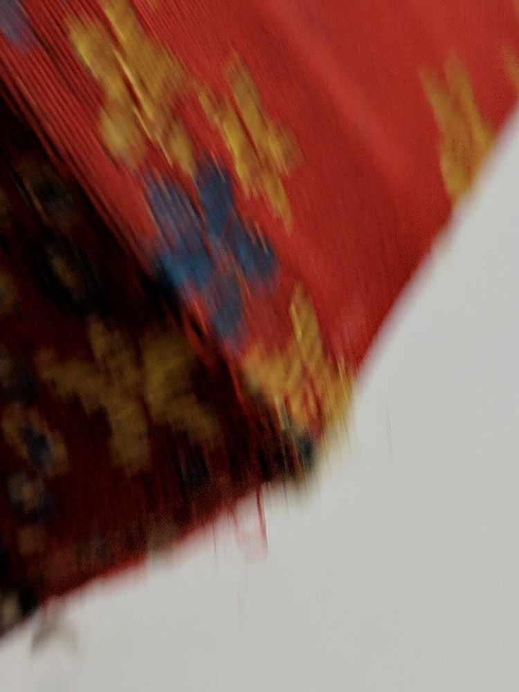 SHOUXING Chime Balls Baoding Iron Red Silken Box Hand Exercise Vintage NOTE