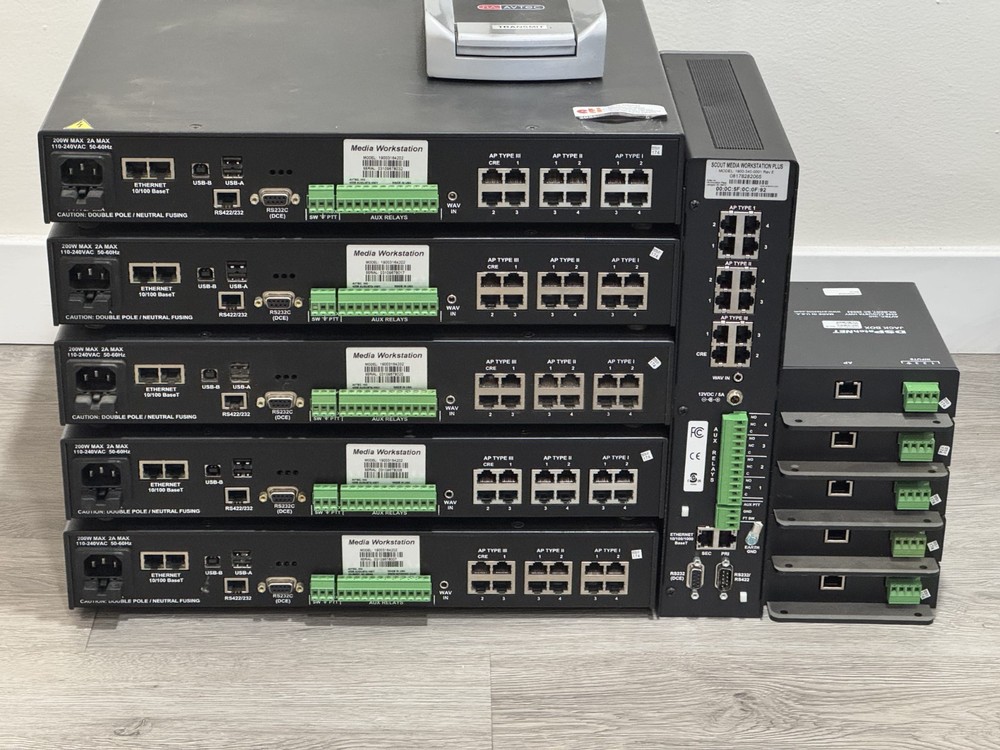 41Pcs Avtec Scout Audio Dispatch Console System
