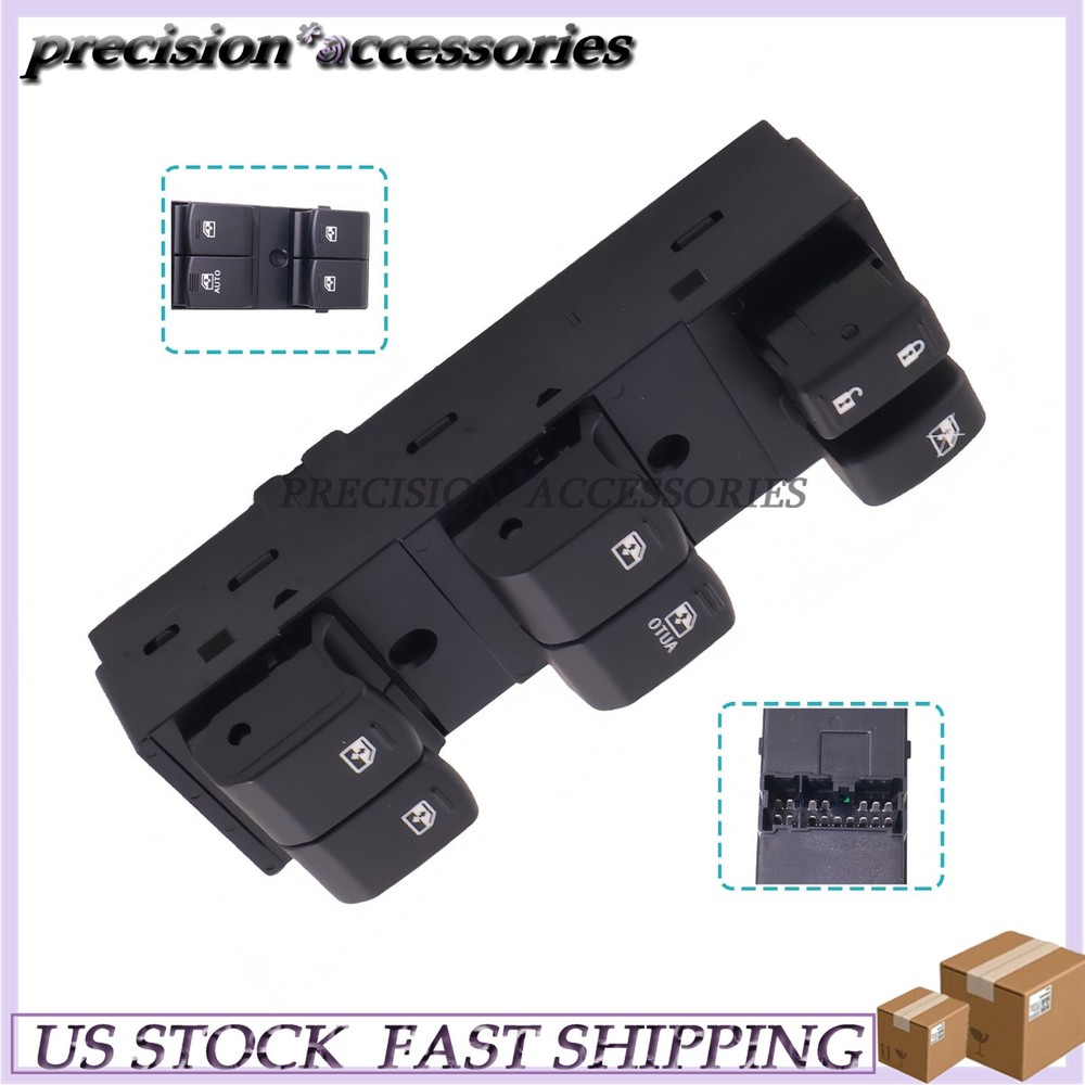 Left Front Master Window Switch Black For 2014-2018 83071SG010 Subaru Forester