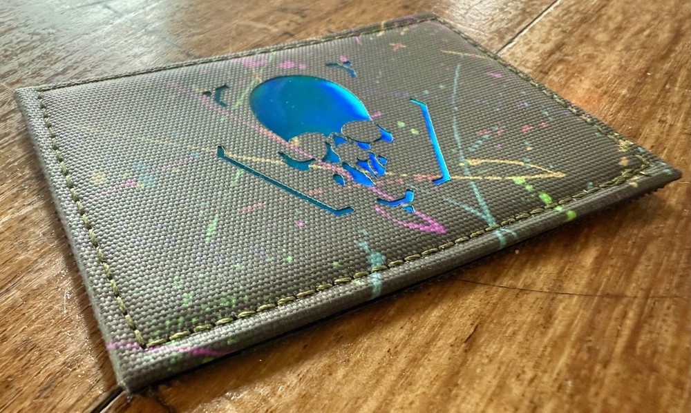 Distrikt15 “Warlock” Patch Splatter/Blue Variant