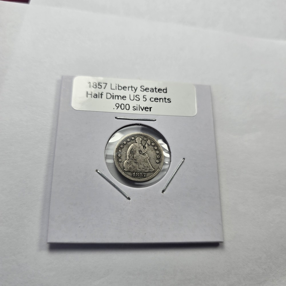 1857 seated liberty half dime