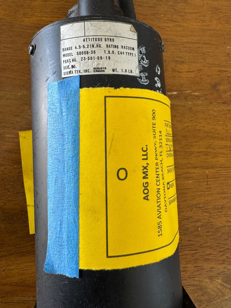 Sigma Tech Vacuum Attitude Indicator