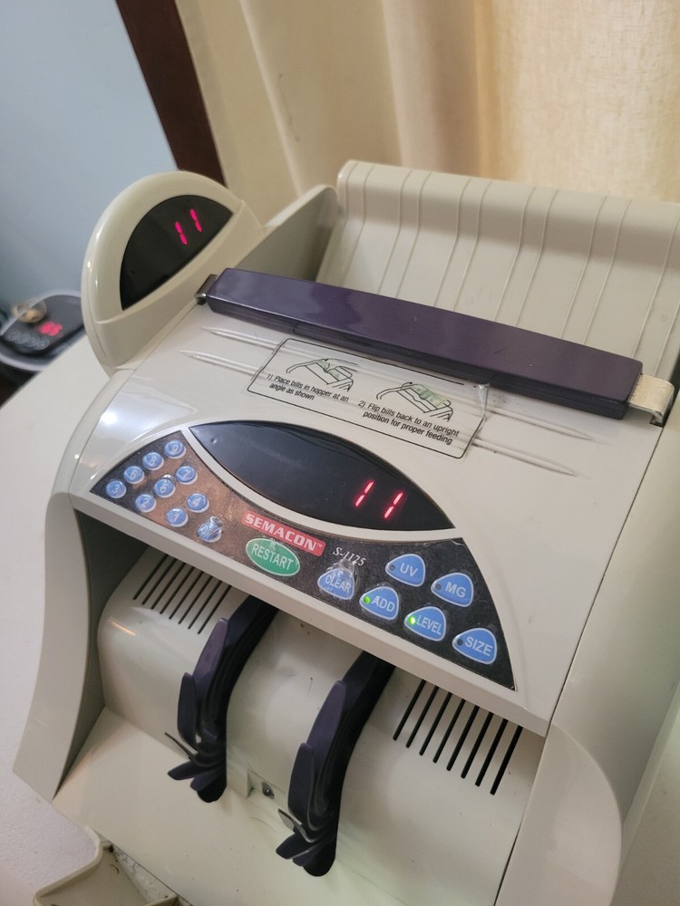 Semacon S-1125 "Working Condition" Digital Money Counter