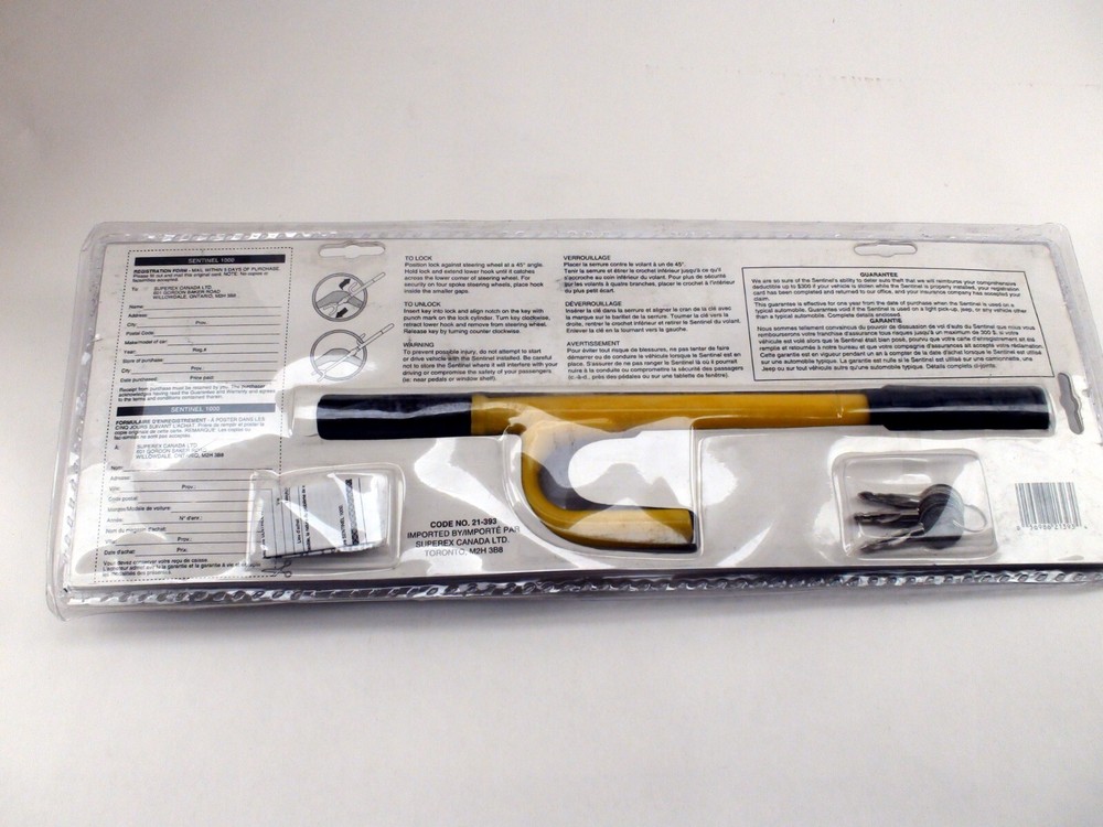 Sentinel 1000 Steering Wheel Lock
