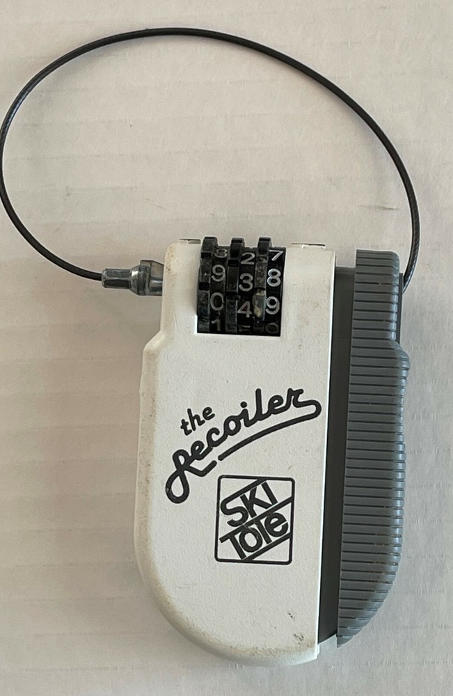 Recoiler Ski Lock retractable cable lock