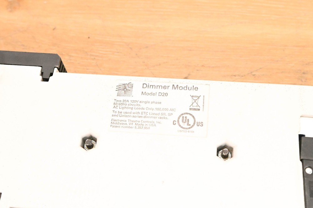 ETC D20 Dual 20A Dimmer Module (PAIR) CG01Y3D