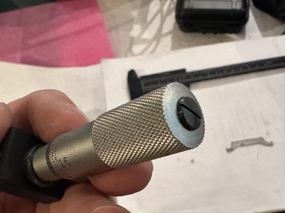 Starrett 263 Ratched Thimble 0-1" Range .001" Micrometer Head