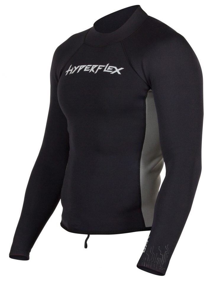 HYPERFLEX Men's 1.5mm VYRL Surf Jacket - BLK - XXL - NWT