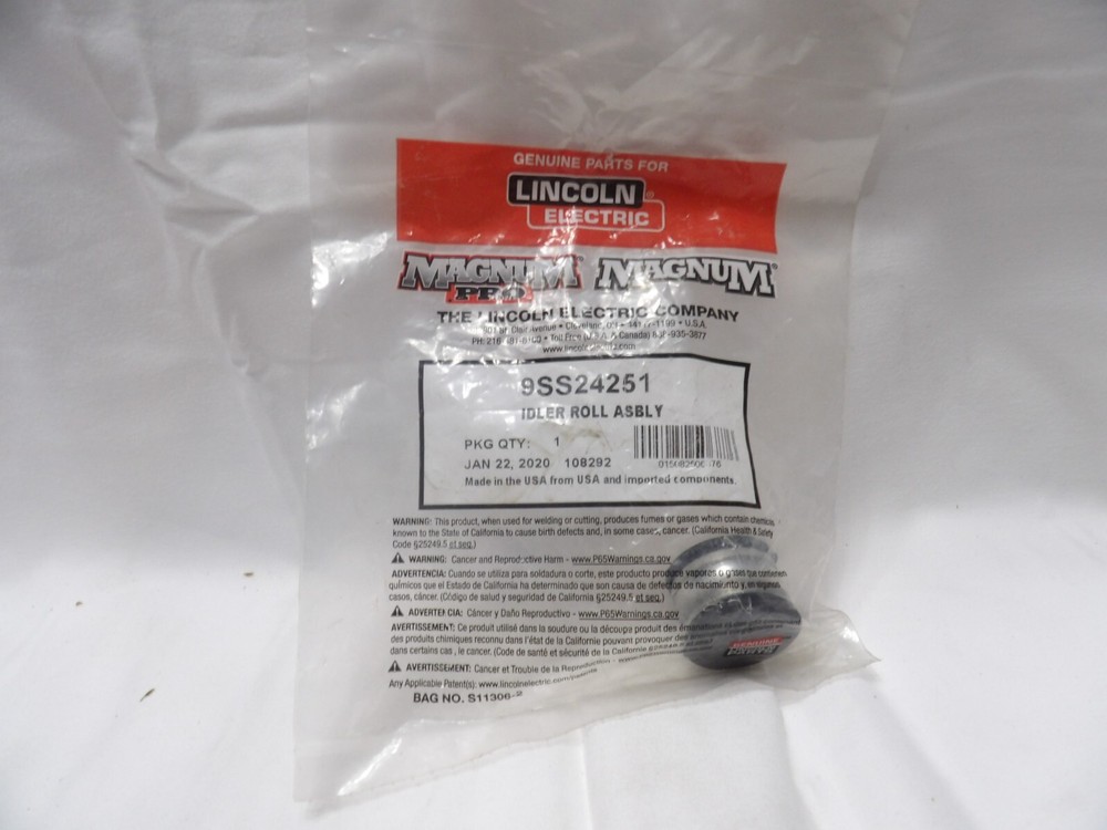 Lincoln 9SS24251 Idler Roll Assembly